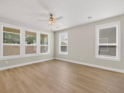 Primary bedroom at 2605 Sam Bass RD Unit #9 - 3 bed 2 bath home