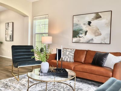 Primary bedroom at 2632 Century Park Blvd Unit #34 - 2 bed 2 bath home