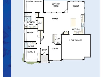Living area at 268 Flowering Senna Dr - 3 bed 2 bath home