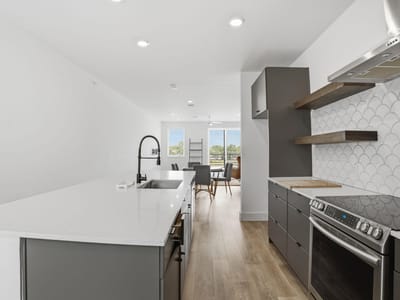 Kitchen at 2709 E 5th ST Unit #1306 - 2 bed 2 bath home