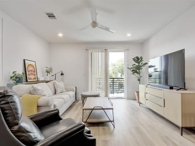 Living area at 2709 E 5th St Unit #2305 - 2 bed 1 bath home