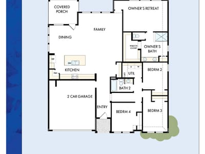 Living area at 271 Twistleaf DR - 4 bed 2 bath home