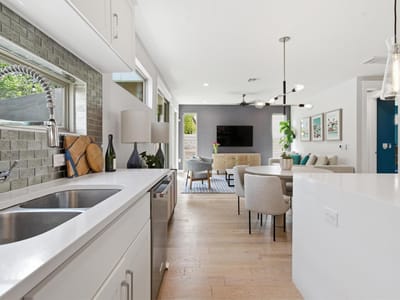 Living area at 2710 Zaragosa ST Unit #A - 3 bed 3 bath home