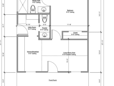 Primary bedroom at 272 Canyon LOOP - 3 bed 2 bath home