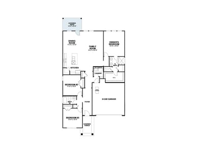Living area at 275 Callahan Loop - 3 bed 2 bath home