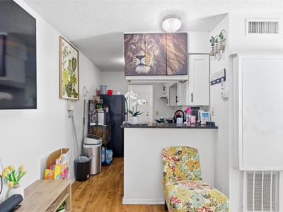 Primary bedroom at 2801 Hemphill Park Unit #A201 - 1 bed 1 bath home