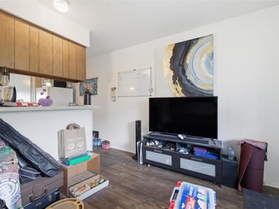Primary bedroom at 2801 Hemphill PARK Unit #A302 - 1 bed 1 bath home