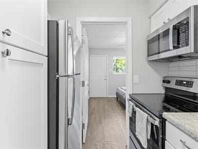 Bathroom at 2801 Hemphill PARK Unit #A303 - 1 bed 1 bath home