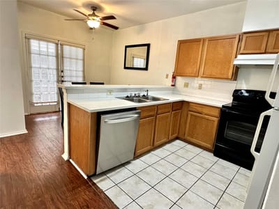 Kitchen at 2801 Rio Grande ST Unit #203 - 2 bed 2 bath home