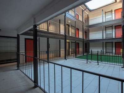 Primary bedroom at 2803 Hemphill PARK Unit #B-201 - 1 bed 1 bath home