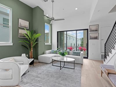 Living area at 2805 McCurdy ST Unit #10 - 3 bed 3 bath home
