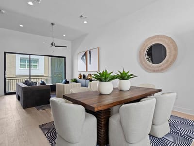 Living area at 2805 McCurdy ST Unit #3 - 3 bed 3 bath home