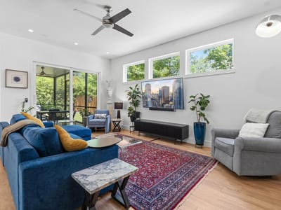 Primary bedroom at 2806 W 44th St Unit #B - 3 bed 3 bath home