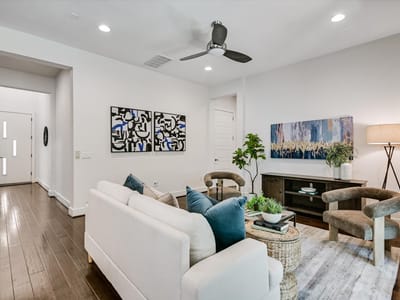Primary bedroom at 2807 Del Curto RD Unit #J - 3 bed 2 bath home