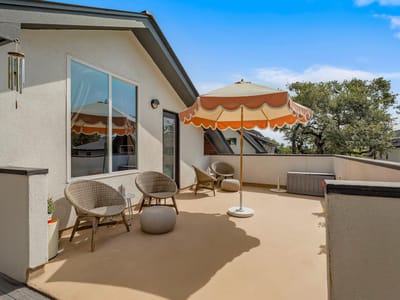 Primary bedroom at 2812 Oak Springs Dr Unit #2 - 2 bed 2 bath home
