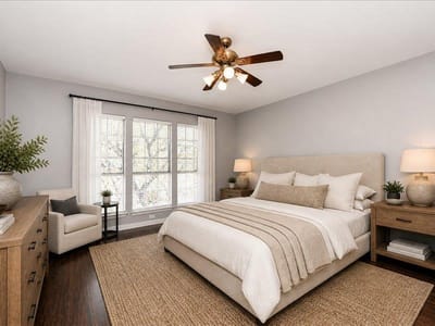 Primary bedroom at 2813 Cortez Dr - 4 bed 2 bath home