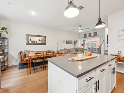 Living area at 2827 Manor RD Unit #3104 - 1 bed 1 bath home