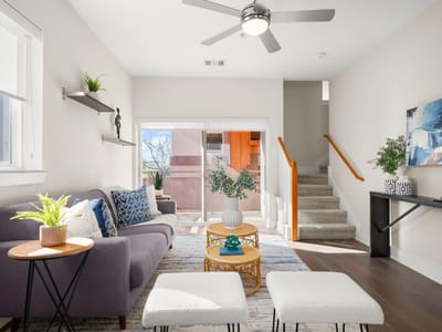 Living area at 2827 Manor RD Unit #3105 - 2 bed 2 bath home