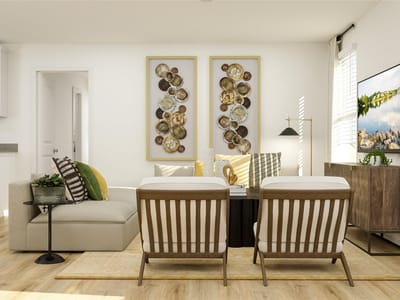 Primary bedroom at 285  Keefer - 3 bed 2 bath home