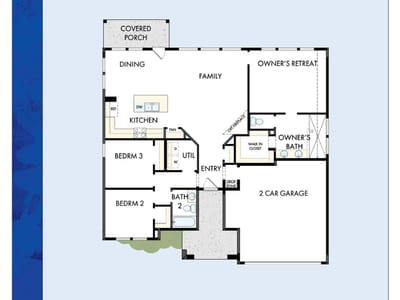 Living area at 290 Twistleaf Dr - 3 bed 2 bath home