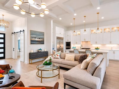 Living area at 2900 Bay West BLVD - 3 bed 2 bath home