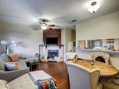 Bathroom at 2901 San Jacinto Blvd Unit #204 - 1 bed 1 bath home