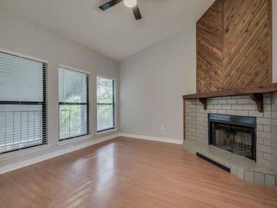 Living area at 2901 San Jacinto BLVD Unit #306 - 1 bed 1 bath home