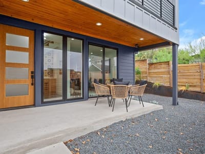 Living area at 2919 E 13th St Unit #2 - 2 bed 2 bath home