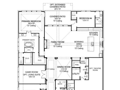 Living area at 293 Jates Field BND - 4 bed 4 bath home