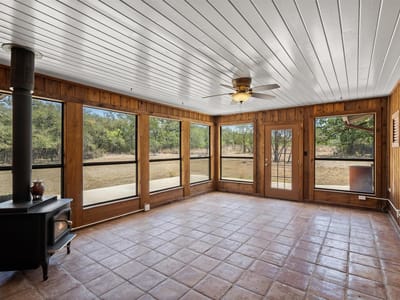 Primary bedroom at 2942 Ranch Road 2766 - 3 bed 2 bath home