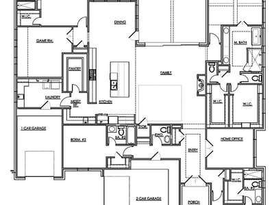 Living area at 2948 Redwood GRV - 4 bed 4 bath home
