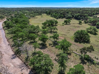 Aerial view - 29911 Ranch Road 12 Aerial view with Hill Country pastoral views at 29911 Ranch Road 12 - Anthony G Davy, Dripping Springs, TX