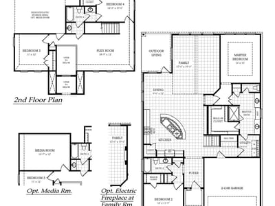Kitchen at 300 Blue Vervain Trl - 4 bed 3 bath home