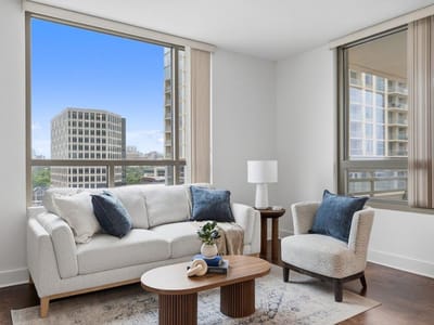 Kitchen at 300 Bowie ST Unit #1101 - 2 bed 2 bath home
