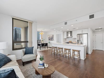 Bathroom at 300 Bowie ST Unit #1101 - 2 bed 2 bath home