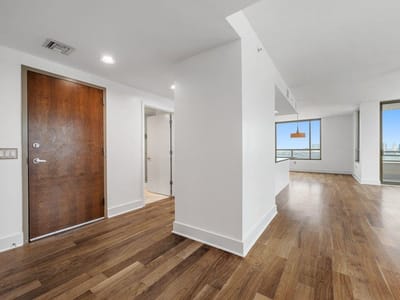 Living area at 300 Bowie St Unit #2701 - 3 bed 3 bath home