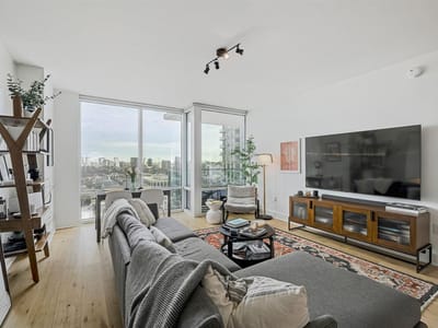 Living area at 300 Bowie ST Unit #2706 - 1 bed 1 bath home