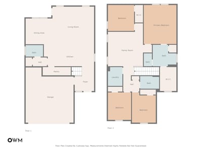 Primary bedroom at 300 Brooklyn DR - 4 bed 2 bath home