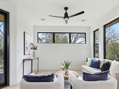 Living area at 300 Lightsey Rd Unit #2 - 2 bed 1 bath home