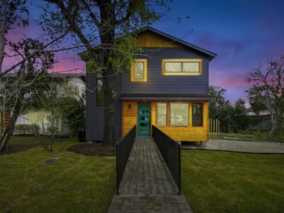 Primary bedroom at 300 Lightsey Rd Unit #2 - 2 bed 1 bath home