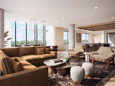 Living area at 300 Pressler ST Unit #203 - 1 bed 1 bath home