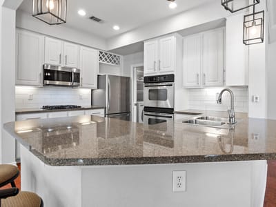 Living area at 300 San Gabriel Village BLVD Unit #410 - 2 bed 2 bath home