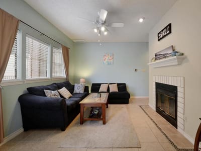 Living area at 3001 Cedar St Unit #117 - 2 bed 2 bath home