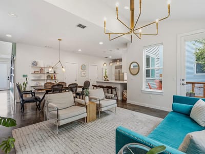 Living area at 3001 Del Curto Rd Unit #31 - 3 bed 2 bath home