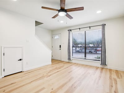 Primary bedroom at 3004 WHISPER OAKS LN Unit #C - 2 bed 1 bath home