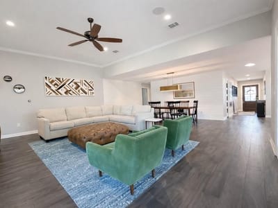 Living area at 3006 Stardust DR - 4 bed 3 bath home