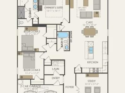 Living area at 301 Celeste Way - 4 bed 3 bath home