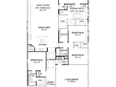 Living area at 301 Foxfire Cv - 4 bed 3 bath home