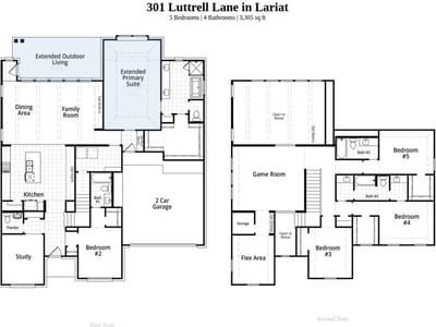 Living area at 301 Luttrell Ln - 5 bed 4 bath home