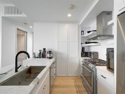 Primary bedroom at 301 West Ave Unit #2201 - 2 bed 2 bath home